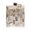 7oz Shell Hip Flask - Oblong Pattern