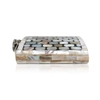 7oz Shell Hip Flask - Oblong Pattern