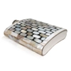 7oz Shell Hip Flask - Oblong Pattern