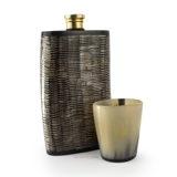Hip Flask with Cup - Ox Horn - Ulchai ..
