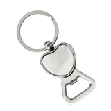 Keyring - Heart - Silver