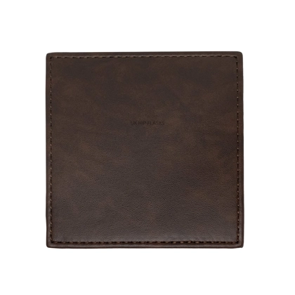 Coaster - Square - PU - Brown