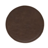 Coaster - Round- PU - Brown
