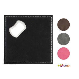 PU Coaster With Bottle Opener