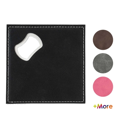 PU Coaster With Bottle Opener