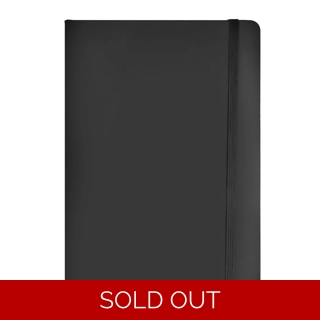 A5 PU Leather Notebook - Black