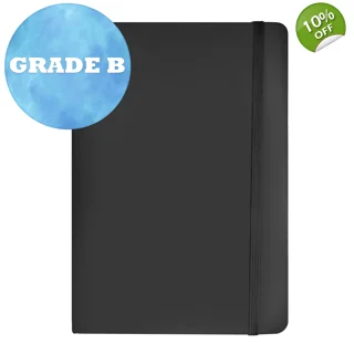 A5 PU Leather Notebook - Black - Grade B A5 PU Leather Notebook - Black - Grade B
