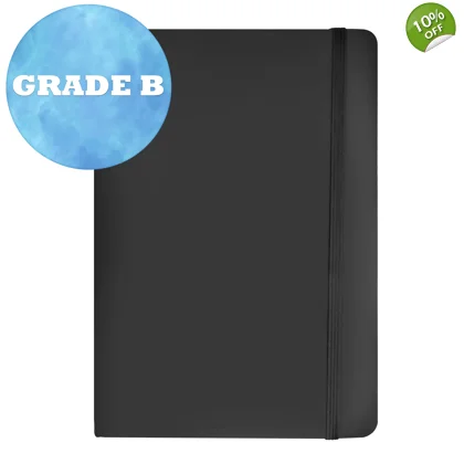 A5 PU Leather Notebook - Black - Grade B