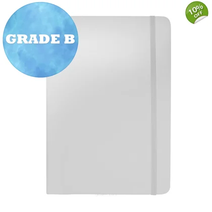 A5 PU Leather Notebook - White - Grade B