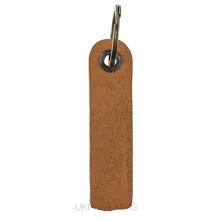 Key Fob - Rectangular - Real Leather -..