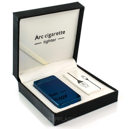 USB - Arc - Rectangular Lighter - Blue