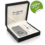 USB - Arc - Rectangular Lighter - Silver