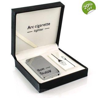 USB - Arc - Rectangular Lighter - Silver
