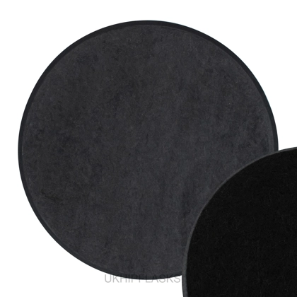 Thick Coaster - Round (Black Felt Back)