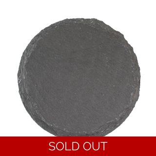 Slate Fridge Magnet - Natural - Round-..