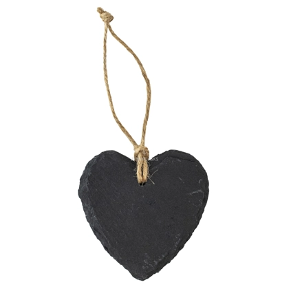 Slate - Hanging Heart - Small
