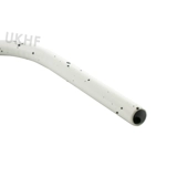 Steel - Bent Straw - White with Black ..