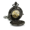 Mechanical - Roman - Black Pocket Watch