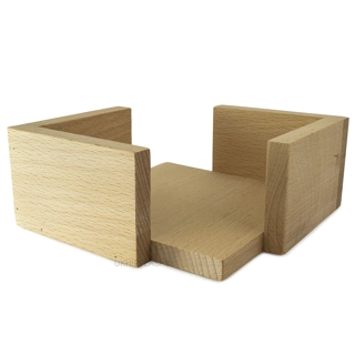 Beechwood Coaster Box
