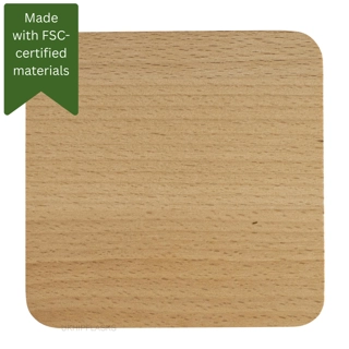 Beechwood - Coaster - Square Beechwood - Coaster - Square