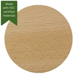 Beechwood - Coaster - Round
