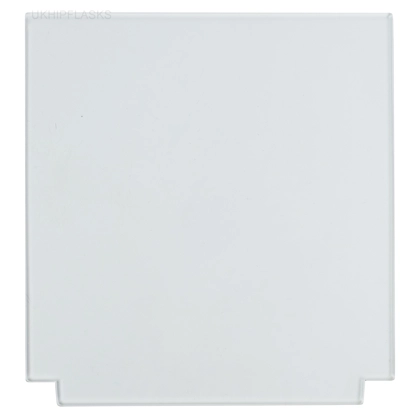 Square with Tab - 200x200mm - Pre Cut Acrylic - Clear