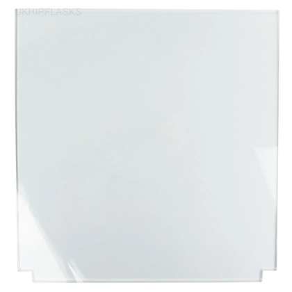 Square with Tab - 300x300mm - Pre Cut Acrylic - Clear