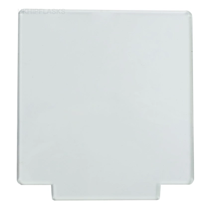 Square with Tab - 150x150mm - Pre Cut Acrylic - Clear