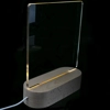 Square with Tab - 150x150mm - Pre Cut Acrylic - Clear
