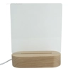 Square with Tab - 150x150mm - Pre Cut Acrylic - Clear