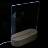 Square with Tab - 150x150mm - Pre Cut Acrylic - Clear