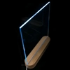 Square with Tab  - 240x240mm - Pre Cut Acrylic - Clear