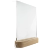 Square with Tab  - 240x240mm - Pre Cut Acrylic - Clear