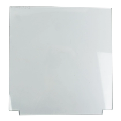 Square with Tab - 300x300mm - Pre Cut Acrylic - Clear