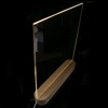 Square with Tab - 300x300mm - Pre Cut Acrylic - Clear