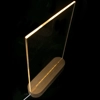 Rectangle with Tab - 200x266mm - Pre Cut Acrylic - Clear