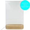 Rectangle With Tab - 180x240mm - Pre Cut Acrylic - Clear