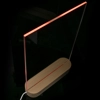 Rectangle With Tab - 180x240mm - Pre Cut Acrylic - Clear