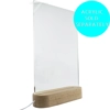 Rectangle With Tab - 180x240mm - Pre Cut Acrylic - Clear