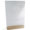 Rectangle with Tab - 300x400mm - Pre Cut Acrylic - Clear