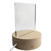 Square with Tab - 100x100mm - Pre Cut Acrylic - Clear