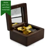 Music Box - Walnut Wood - Small