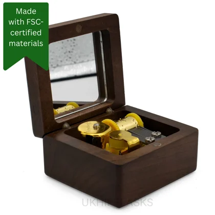 Music Box - Walnut Wood - Small