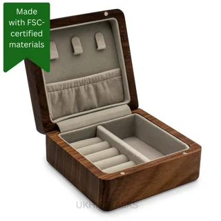 Jewellery Box - Walnut .. Jewellery Box - Walnut ..
