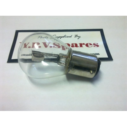 6v BAX15d 15/15w or 25/25w Bulb (choose from drop down)