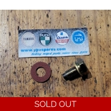 M8 magnetic gearbox oil bung and washer.