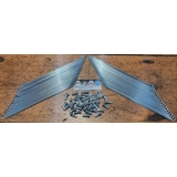 FS1/FS1E front spoke set (silver nippl..