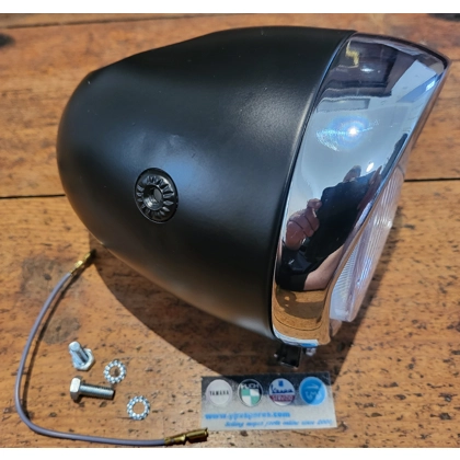 Black side mount 130mm bullet headlight