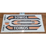 Tomos A3 orange sticker set