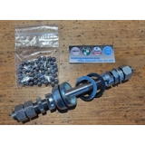 Puch MAXI Complete Front Wheel Axle Se..